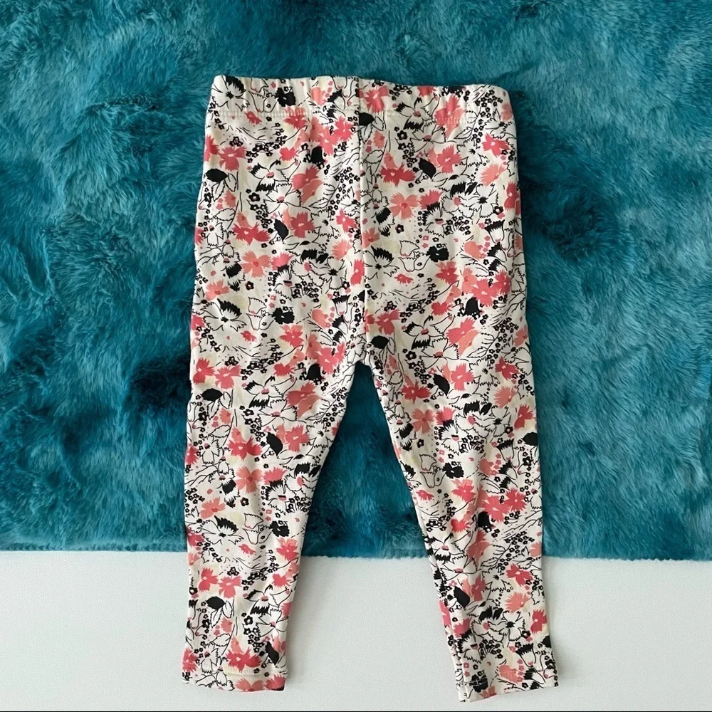 Baby Gap Toddler Girl Floral Print Pants Size 18-24 Months